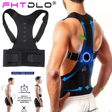 Magnetic Therapy Posture Corrector, Shoulder Support Belt, Men and Women - Epic Trends and Gifts - Supports & Braces - Magnetic therapy posture corrector posture corset shoulder support belt men and women braces and support belt shoulder